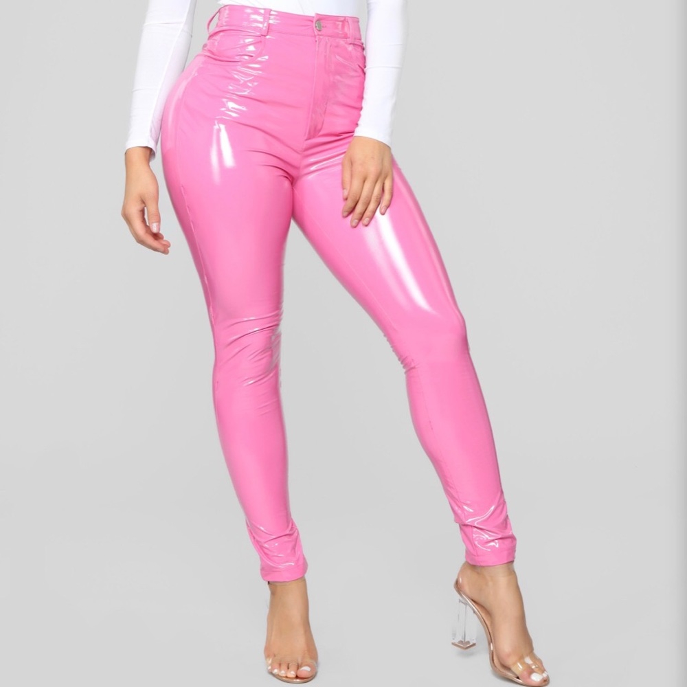 💗 Pink Latex Pants 💗